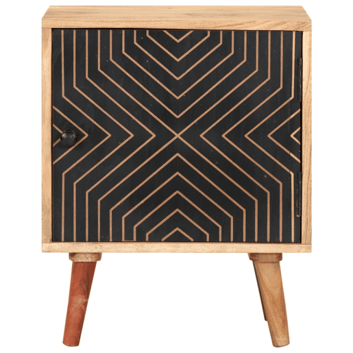 Mesa De Cabeceira - Mesinha De Cabeceira 40x30x50 cm madeira de acácia maciça