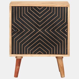 Mesa De Cabeceira - Mesinha De Cabeceira 40x30x50 cm madeira de acácia maciça