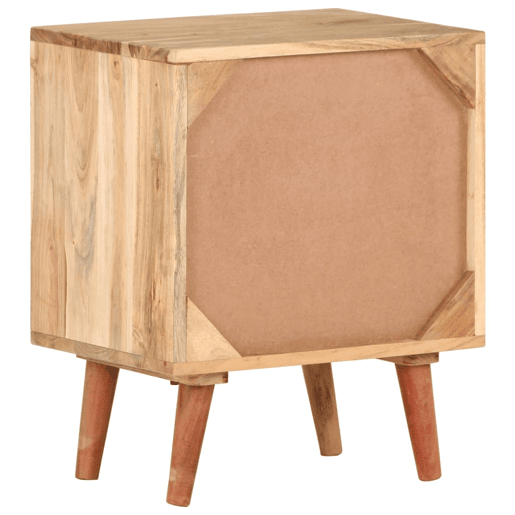 Mesa De Cabeceira - Mesinha De Cabeceira 40x30x50 cm madeira de acácia maciça