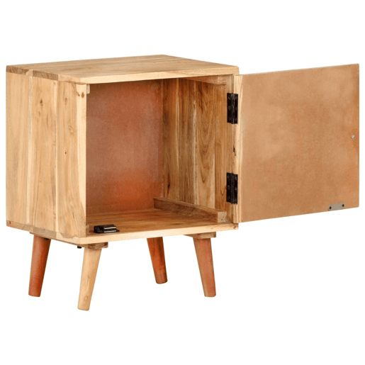 Mesa De Cabeceira - Mesinha De Cabeceira 40x30x50 cm madeira de acácia maciça