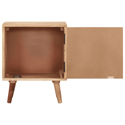 Mesa De Cabeceira - Mesinha De Cabeceira 40x30x50 cm madeira de acácia maciça