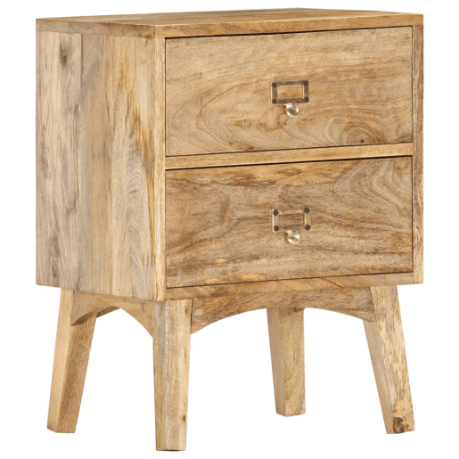 Mesa De Cabeceira - Mesinha De Cabeceira 40x35x55 cm madeira de mangueira maciça Mesa De Cabeceira - Mesinha De Cabeceira 40x35x55 cm madeira de mangueira maciça