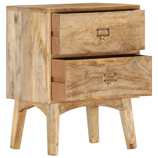 Mesa De Cabeceira - Mesinha De Cabeceira 40x35x55 cm madeira de mangueira maciça Mesa De Cabeceira - Mesinha De Cabeceira 40x35x55 cm madeira de mangueira maciça