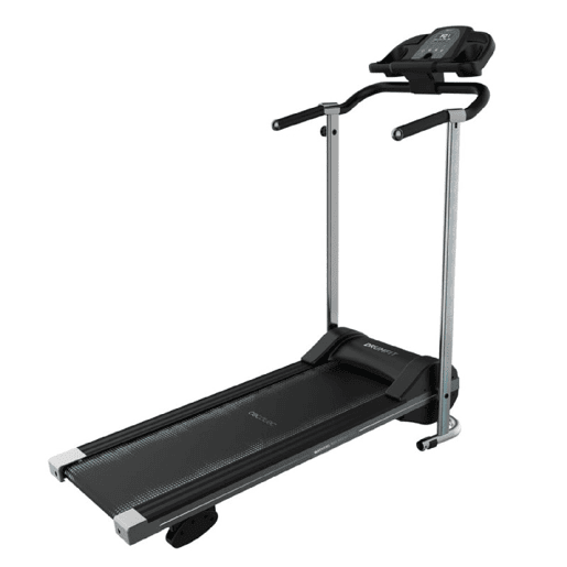 Cecotec Passadeira de caminhada com potência de 550 W. De 1 a 10 kmh. 12 programas pré-configurados. Painel de controlo LED. Superfície de corrida 100 x 40 cm. Com rodas para transporte, porta-garrafas e suporte para tablet. Peso máximo permitido: 120 kg