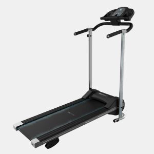 Cecotec Passadeira de caminhada com potência de 550 W. De 1 a 10 kmh. 12 programas pré-configurados. Painel de controlo LED. Superfície de corrida 100 x 40 cm. Com rodas para transporte, porta-garrafas e suporte para tablet. Peso máximo permitido: 120 kg