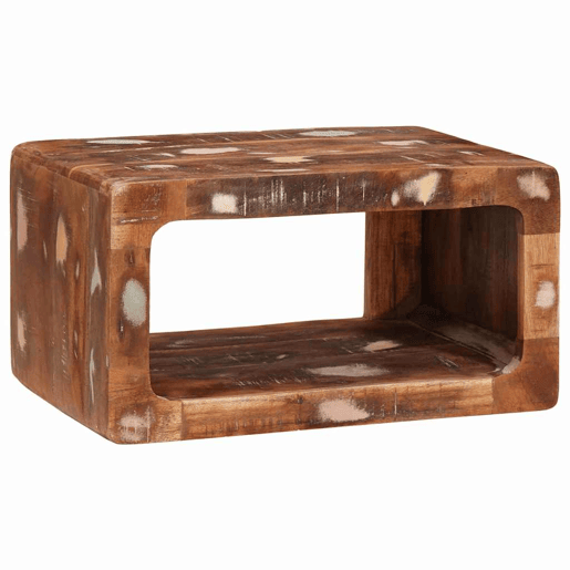 Mesa De Cabeceira - Mesinha De Cabeceira 45 x 30 x 24 cm Madeira recuperada maciça