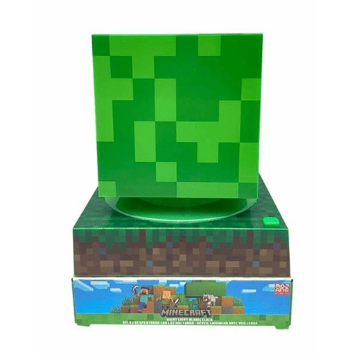 Lâmpada de mesa Minecraft Verde Lâmpada de mesa Minecraft Verde