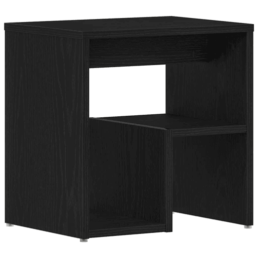 Lote de 2 Mesa De Cabeceira Mesinha De Cabeceira - Carvalho preto 40 x 30 x 40 cm