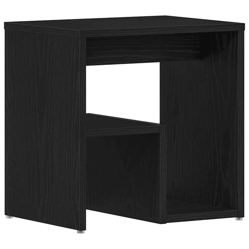 Lote de 2 Mesa De Cabeceira Mesinha De Cabeceira - Carvalho preto 40 x 30 x 40 cm
