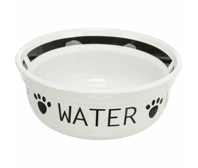 Comedero para mascotas trixie blanco negro 1,6 l