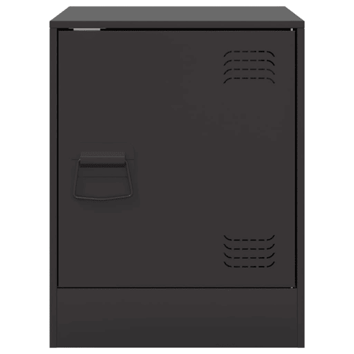 Lote de 2 Mesas De Cabeceira - Mesinhas De Cabeceira 34,5x39x44 cm aço preto
