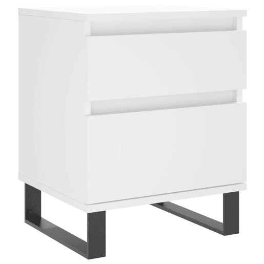 Mesa De Cabeceira - Mesinha De Cabeceira 40x35x50 cm derivados de madeira branco