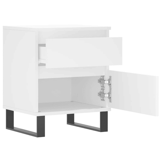 Mesa De Cabeceira - Mesinha De Cabeceira 40x35x50 cm derivados de madeira branco