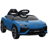 AIYAPLAY Carro Elétrico para Crianças acima de 3 Anos Lamborghini Infantil a Bateria 12V com Controlo Remoto 2,4G Motor Duplo Rodas com Suspensão Portas Estilo Tesoura Faróis Música USB 101,5x49x43 cm Azul