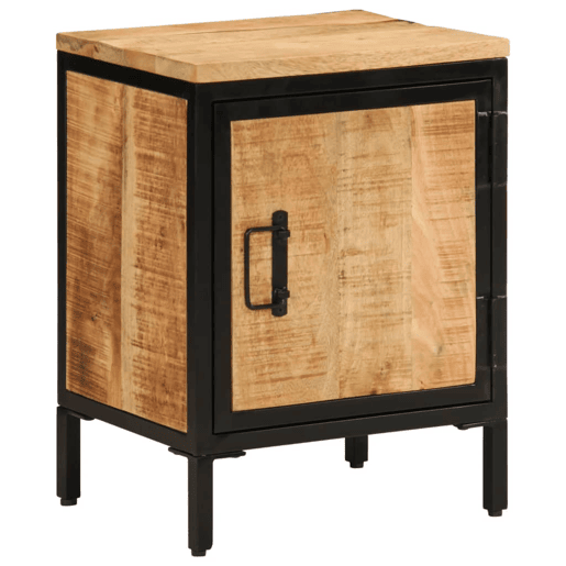 Mesa De Cabeceira - Mesinha De Cabeceira 40x30x52,5 cm madeira mangueira áspera maciça