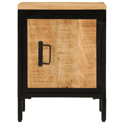 Mesa De Cabeceira - Mesinha De Cabeceira 40x30x52,5 cm madeira mangueira áspera maciça