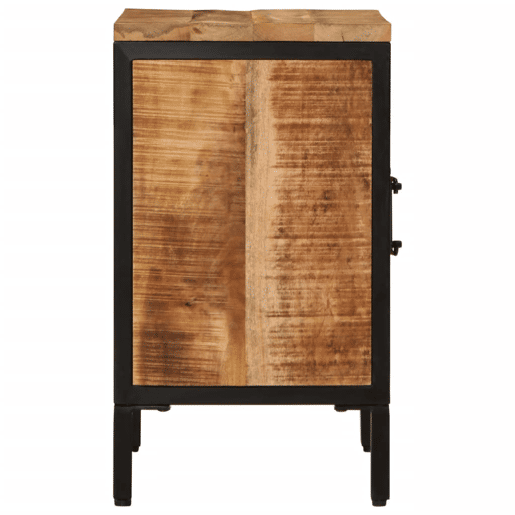 Mesa De Cabeceira - Mesinha De Cabeceira 40x30x52,5 cm madeira mangueira áspera maciça