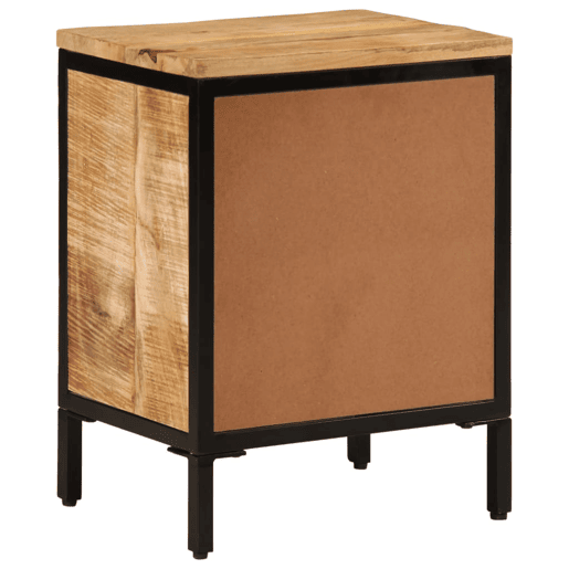 Mesa De Cabeceira - Mesinha De Cabeceira 40x30x52,5 cm madeira mangueira áspera maciça