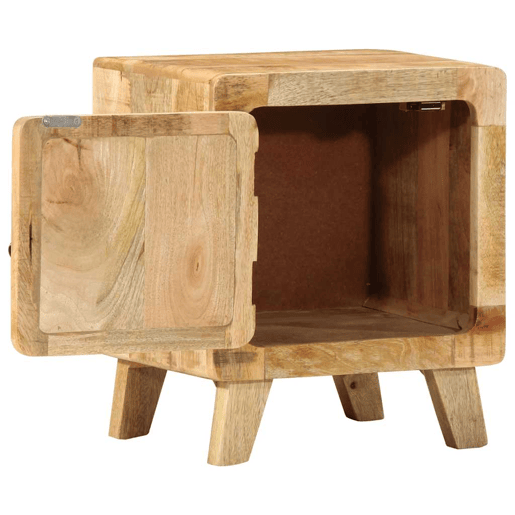 Lote de 2 Mesas De Cabeceira Mesinhas De Cabeceira - 40x32x46 cm mangueira áspera maciça Lote de 2 Mesas De Cabeceira Mesinhas De Cabeceira - 40x32x46 cm mangueira áspera maciça