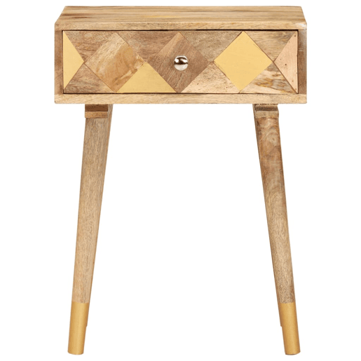 Mesa De Cabeceira - Mesinha De Cabeceira 43x30x58 cm madeira de mangueira maciça