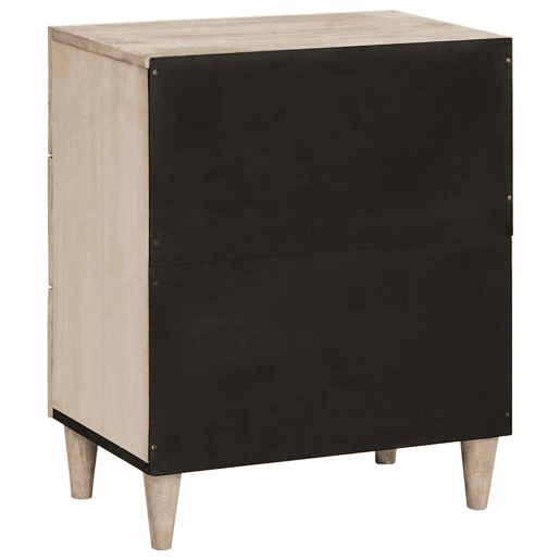 Mesa De Cabeceira - Mesinha De Cabeceira com gaveta Bege 50 x 33 x 60 cm