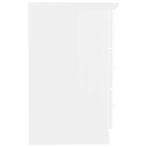 Mesa De Cabeceira - Mesinha De Cabeceira 41x35x55,5 cm pinho maciço branco Mesa De Cabeceira - Mesinha De Cabeceira 41x35x55,5 cm pinho maciço branco