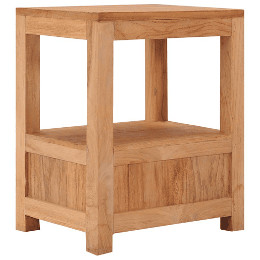 Mesa De Cabeceira - Mesinha De Cabeceira 40x30x50 cm madeira de teca maciça