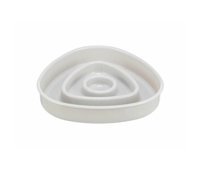 Comedero para perro trixie slow feeding gris 350 ml 15 × 15 cm