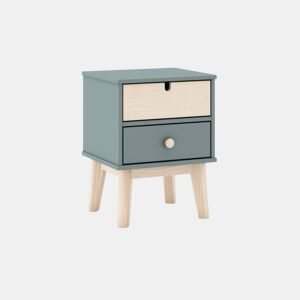 Mesa de cabeceira Misty Cloud Verde Salvia - Oak 40 x 51,3 x 35 cm