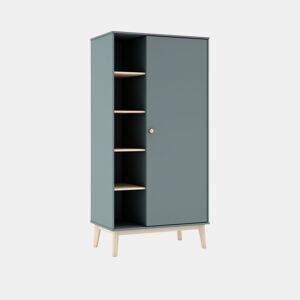 Roupeiro Misty Breeze Verde Salvia - Oak 90 x 181 x 52 cm