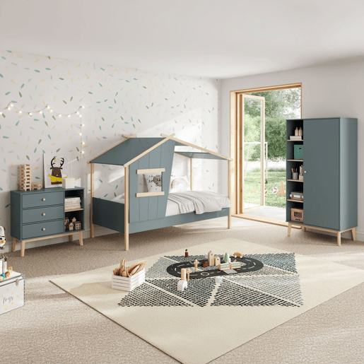 Roupeiro Misty Breeze Verde Salvia - Oak 90 x 181 x 52 cm