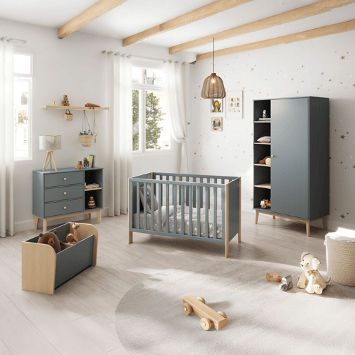 Roupeiro Misty Breeze Verde Salvia - Oak 90 x 181 x 52 cm