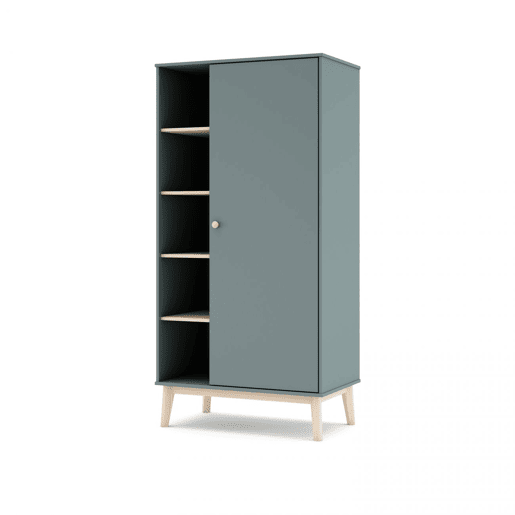 Roupeiro Misty Breeze Verde Salvia - Oak 90 x 181 x 52 cm