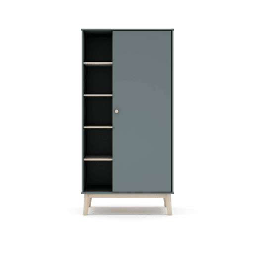 Roupeiro Misty Breeze Verde Salvia - Oak 90 x 181 x 52 cm