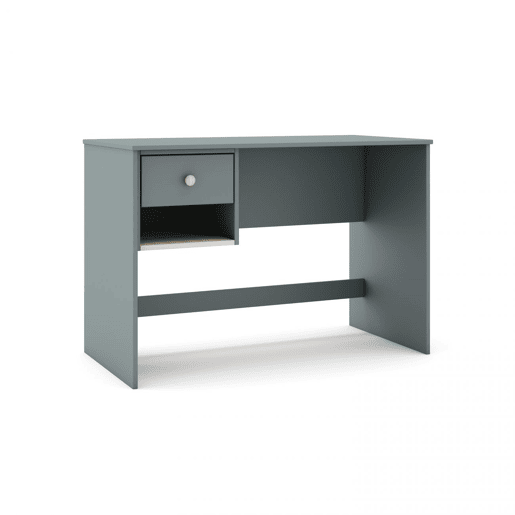 Secretária com 1 gaveta e 1 prateleira, 110 x 55 cm, Misty Breeze Verde Salvia - Oak 110 x 75 x 55 cm