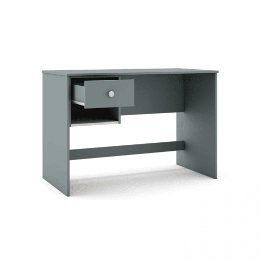 Secretária com 1 gaveta e 1 prateleira, 110 x 55 cm, Misty Breeze Verde Salvia - Oak 110 x 75 x 55 cm