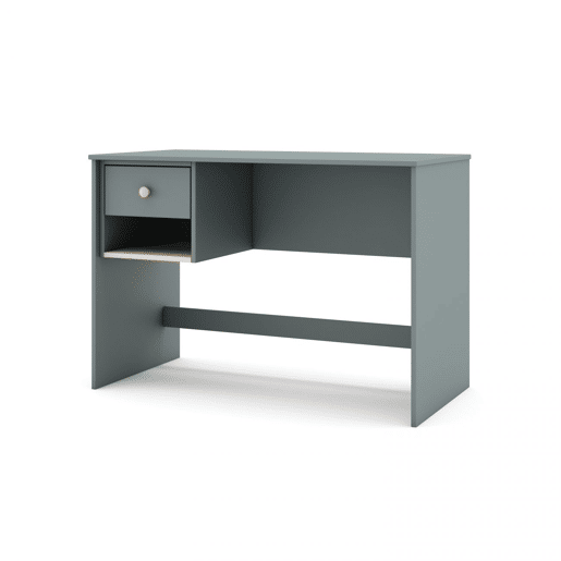Secretária com 1 gaveta e 1 prateleira, 110 x 55 cm, Misty Breeze Verde Salvia - Oak 110 x 75 x 55 cm