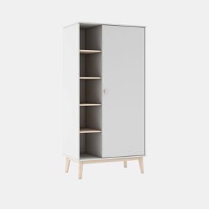 Roupeiro Misty Breeze Blanco mate - Oak 90 x 181 x 52 cm