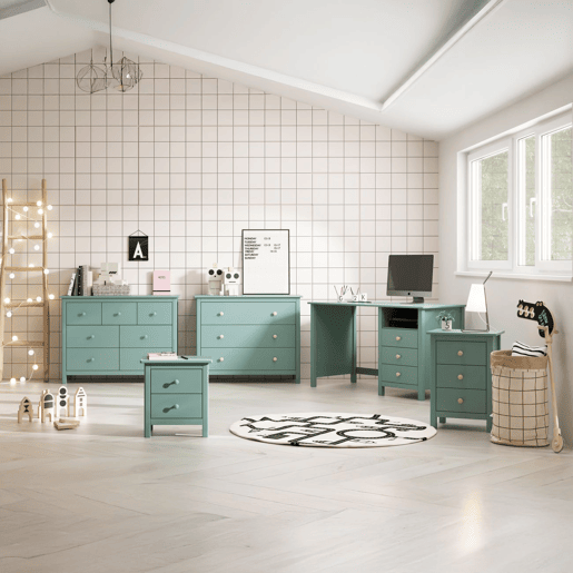 Mesa de escrita Solna Verde Brent 120 x 74 x 54 cm