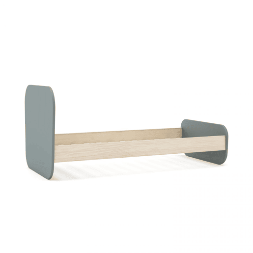 Cama Misty Breeze Verde Salvia - Oak 195,4 x 90 x 101,3 cm