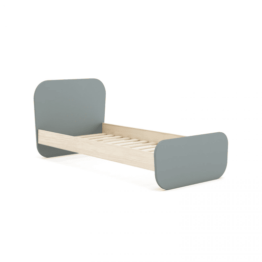 Cama Misty Breeze Verde Salvia - Oak 195,4 x 90 x 101,3 cm