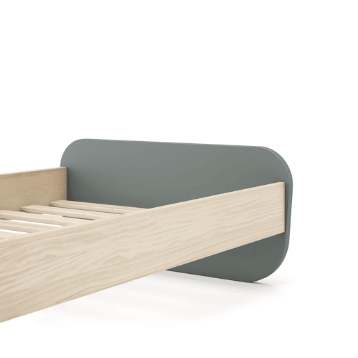Cama Misty Breeze Verde Salvia - Oak 195,4 x 90 x 101,3 cm