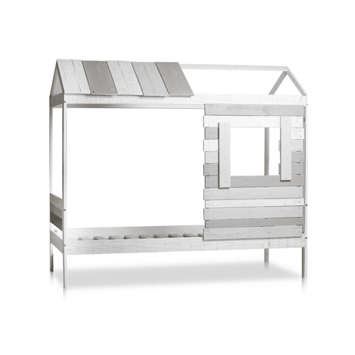 Cabina-cama Barnie W Vintage - Grayscale 200,6 x 181,5 x 102 cm