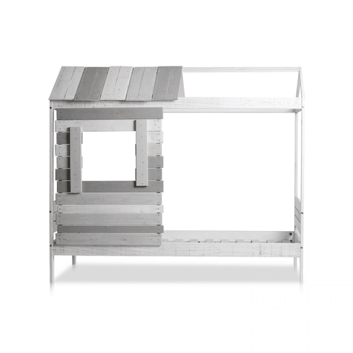 Cabina-cama Barnie W Vintage - Grayscale 200,6 x 181,5 x 102 cm