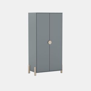 Guarda-roupa para jovens Misty Dawn Verde Salvia - Oak 92,5 x 180 x 45 cm