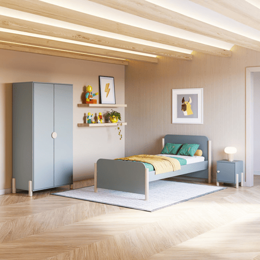 Mesa de cabeceira Misty Dawn Verde Salvia - Oak 38,5 x 48,5 x 32,5 cm