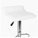 Taburete Acolchado Altura Ajustable y Soporte Estable Cocina Taburete Acolchado Altura Ajustable y Soporte Estable Cocina Blanco