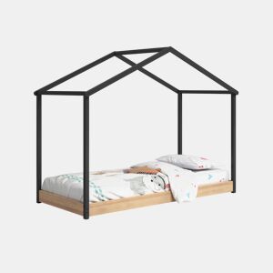 Cabine-cama Hyte Antracita - Pino 216,2 x 164 x 101,2 cm