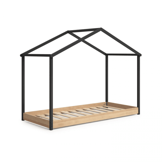 Cabine-cama Hyte Antracita - Pino 216,2 x 164 x 101,2 cm
