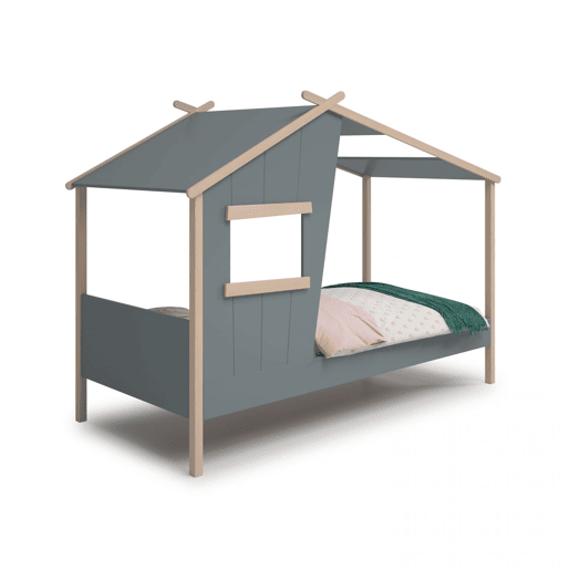 Cama de cabina Hutbed Verde Salvia - Oak 215,5 x 158,5 x 103 cm